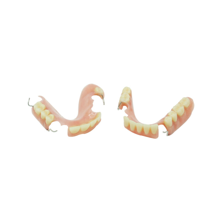 Upper and Lower Flexible Partial Dentures For Front and Back Teeth