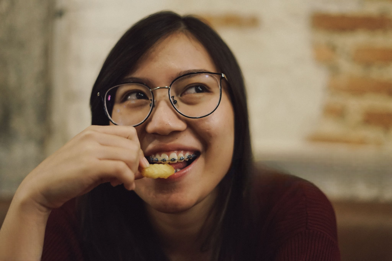 Eating with Braces