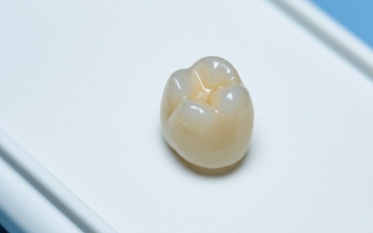 Dental zirconia crown restoration