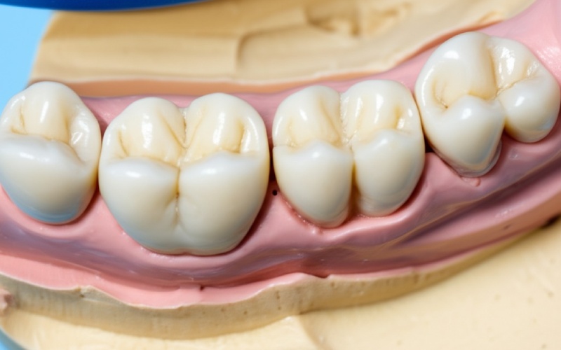 Detailed dental impression showing clear margins