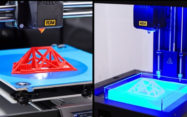 FDM versus SLA 3D printing technologies side-by-side comparison