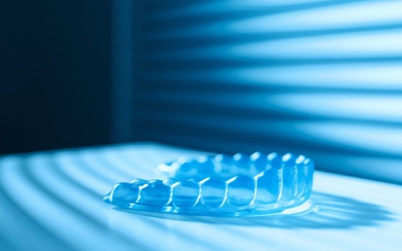 Transparent ergonomic snoring mouthguard