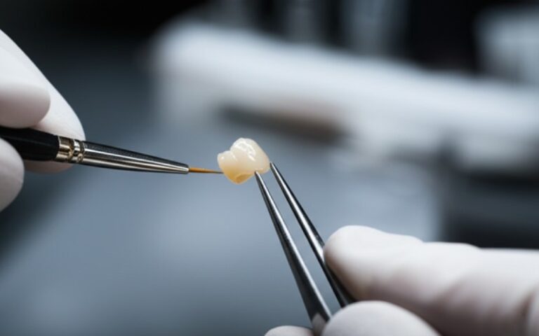 Artistic creation of a ceramic crown