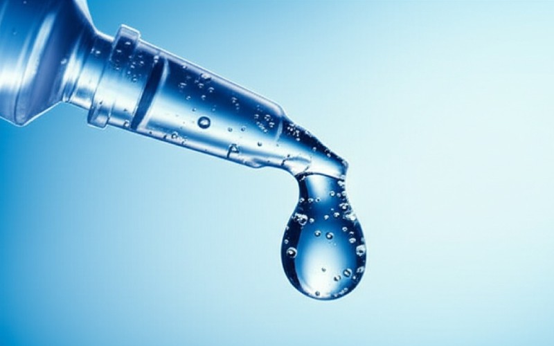 Close-up of whitening gel