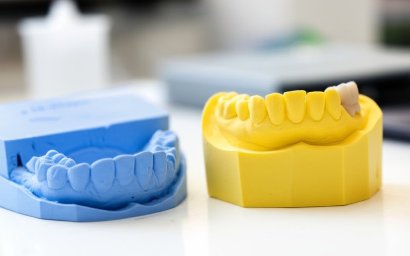 Dental stone model and impression