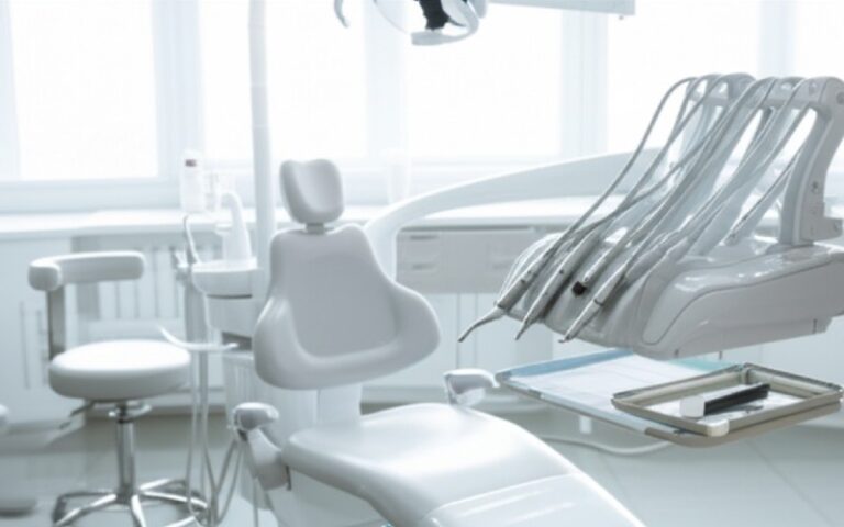 Modern and clean dental office