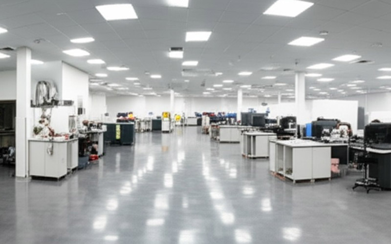 Modern full-service dental laboratory interior