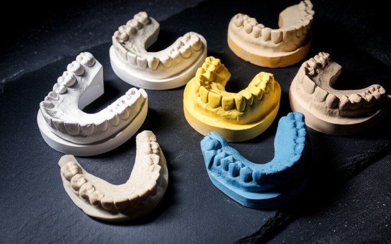 Various types of dental models