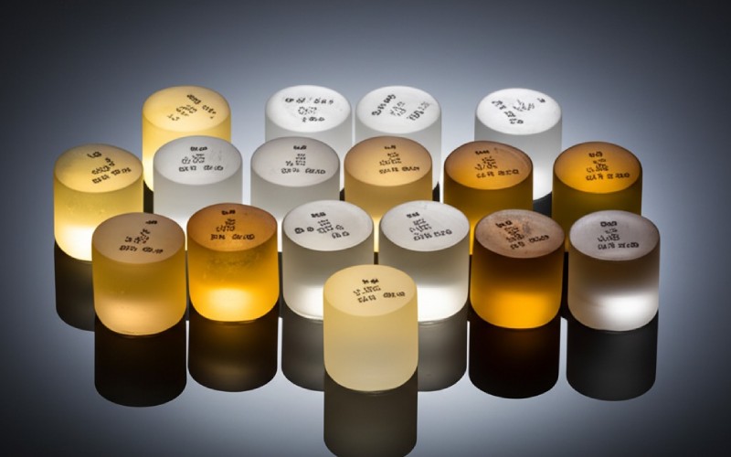 lithium disilikat ingots i et laboratorium