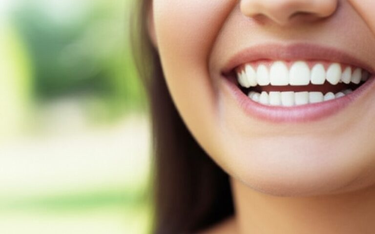 A young person's confident, healthy smile