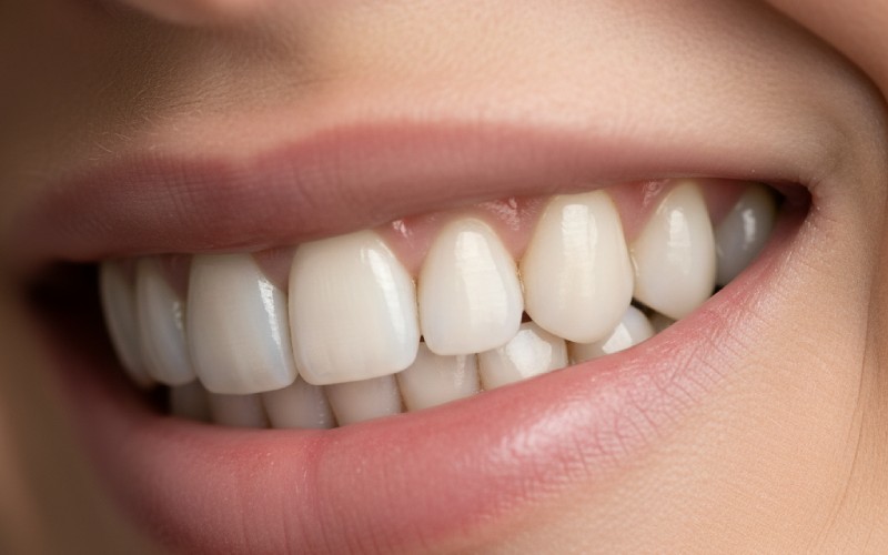 Seamless integration of a dental bridge with natural teeth